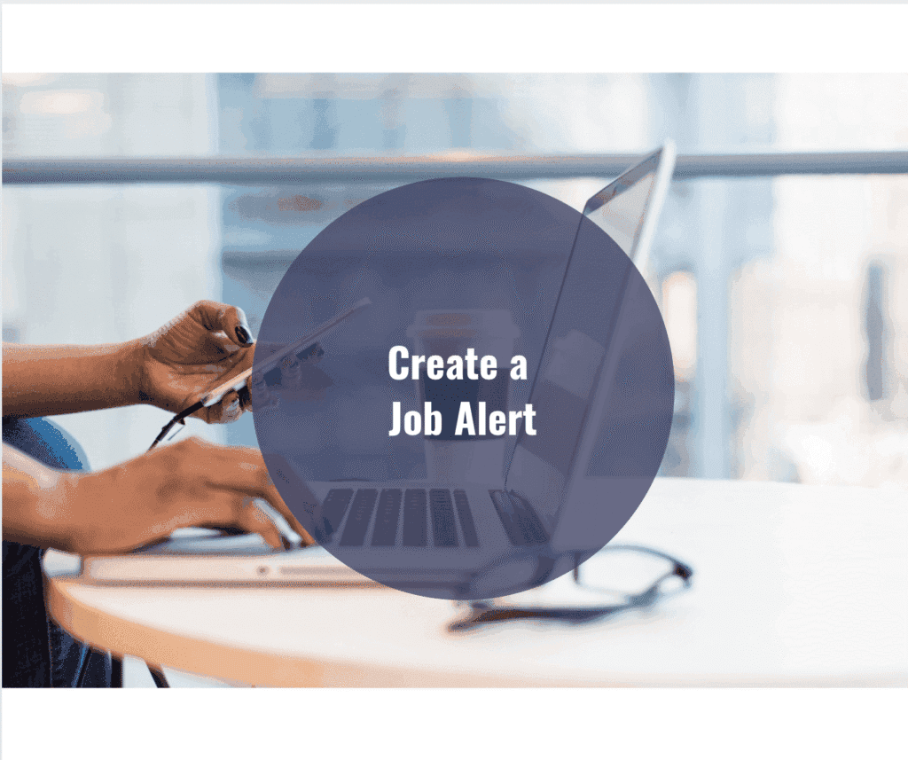 Create a job alert